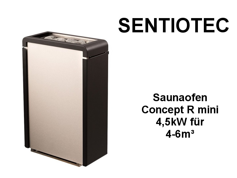 SENTIOTEC Saunaofen Concept R Mini Haus Gartenwelt At