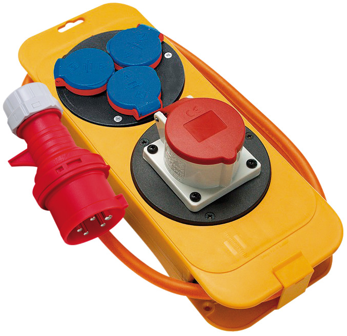 BRENNENSTUHL Stromstation für Handwerk und Industrie, 1x CEE 400V/16A