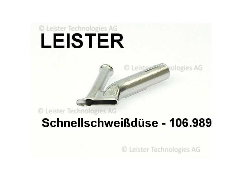 LEISTER 106.989 Schnellschweissdüse aufschiebbar 3mm