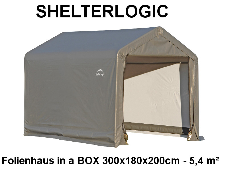 SHELTERLOGIC Gerätehaus Folienhaus in-a-BOX 5,4m²
