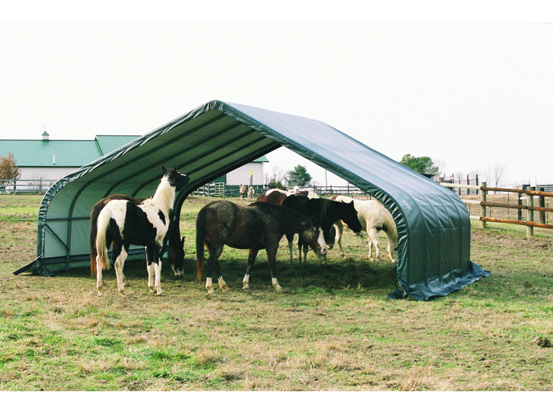 SHELTERLOGIC Weidezelt - Foliengarage 40,9m²