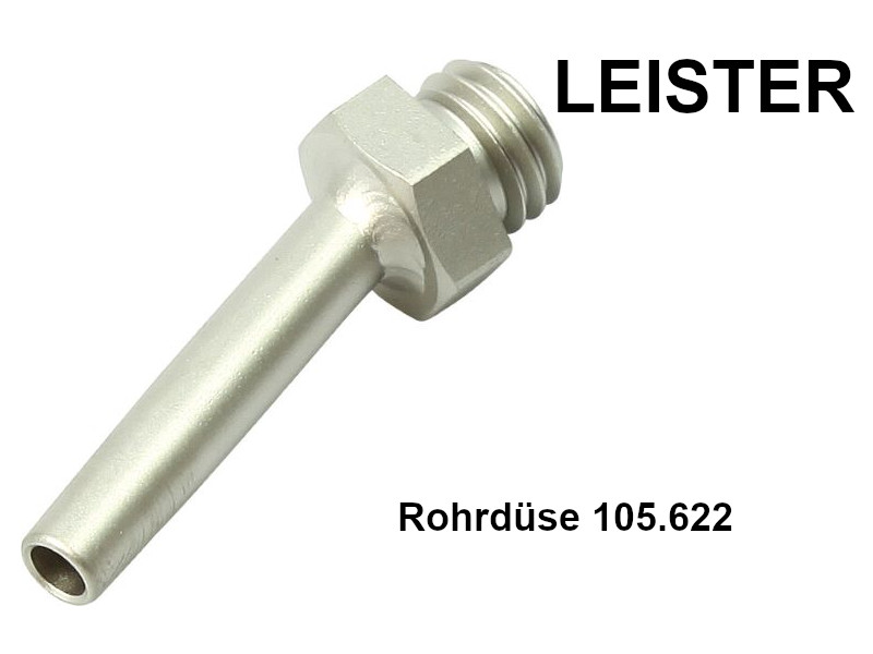 LEISTER 105.622 Rohrdüse dm8/1,5/43, 15° abgewinkelt, schraubbar
