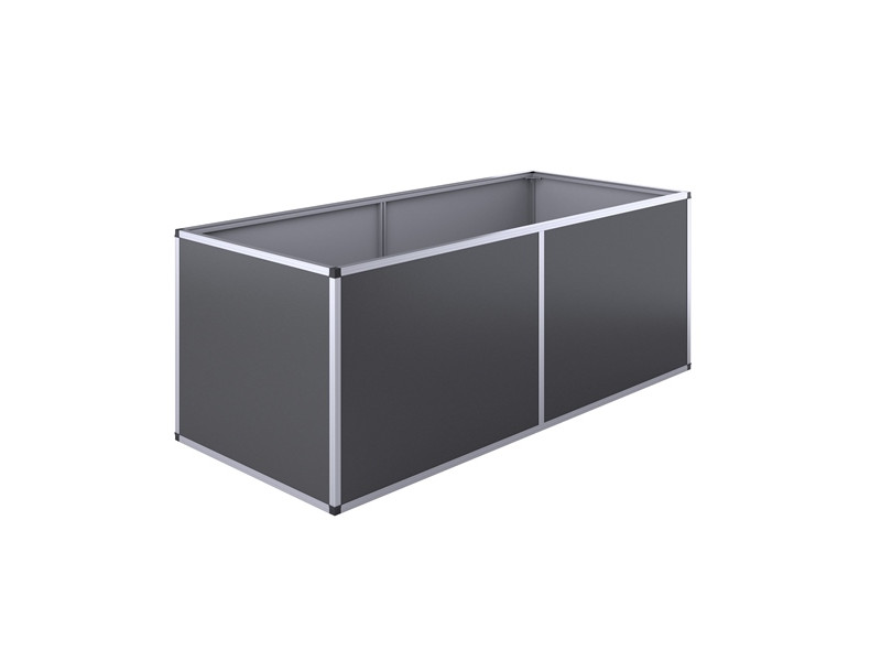 KGT Aluminium-Hochbeet 210 ANTHRAZIT 77 x 205 x 91 cm
