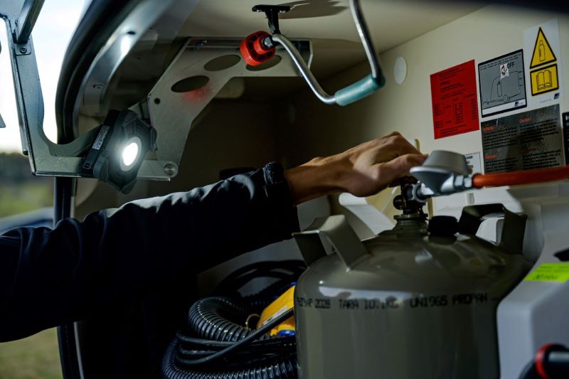 BRENNENSTUHL Akku LED Arbeitsstrahler SH 1000 MA