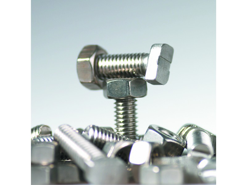 KGT Hammerkopfschrauben Edelstahl mit Mutter 20 Stk M6x18 für Gewächshaus