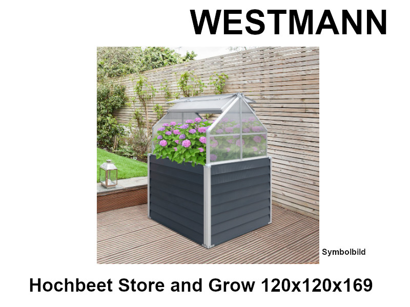 WESTMANN Hochbeet Store and Grow 120x120x169