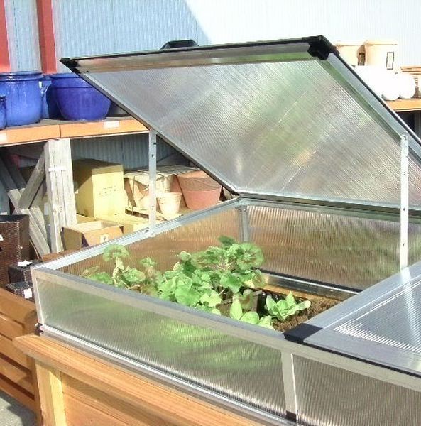 KGT Frühbeet - Aufsatz blank für Hochbeet WOODY Small