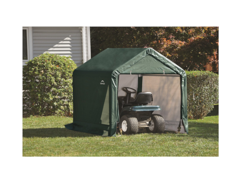 SHELTERLOGIC Gerätehaus Folienhaus 3,24m² 180x180x180 cm GRÜN