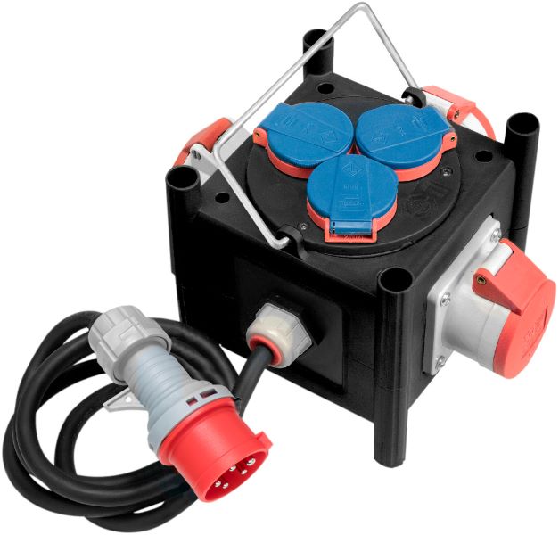 BRENNENSTUHL Kompakter CEE-Stromverteiler MINI 3xCEE400V
