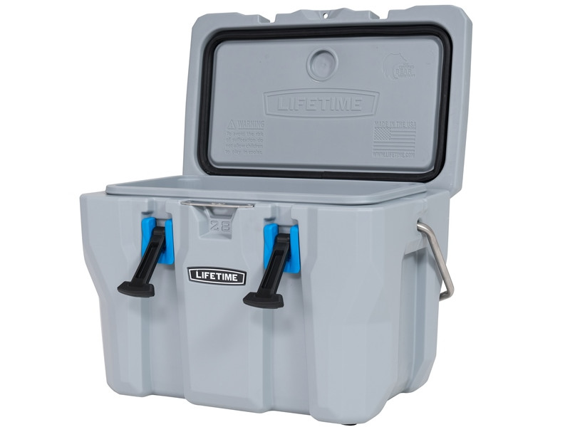 LIFETIME Kühlbox 26,5 Liter Volumen grau