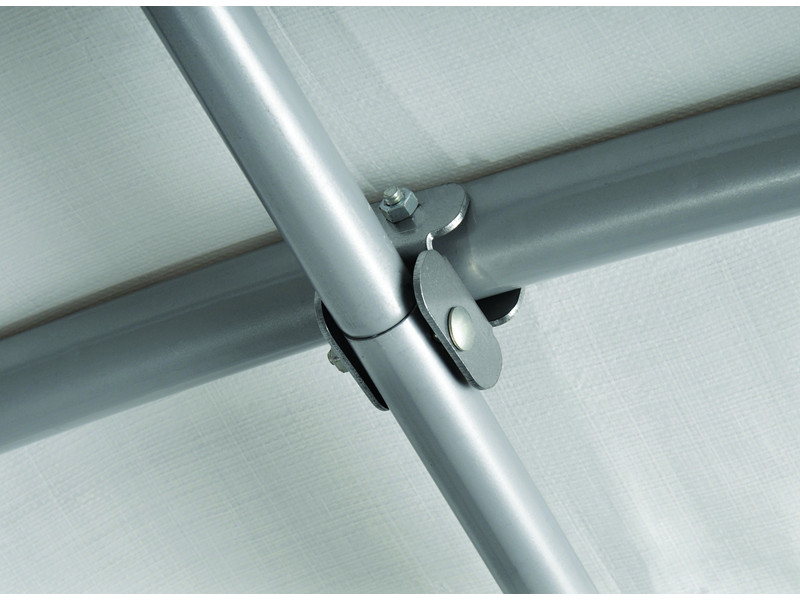 SHELTERLOGIC Gerätehaus Folienhaus in-a-BOX 5,76m² 240x240cm GRAU