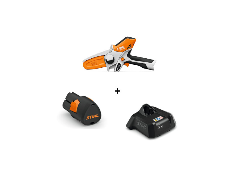 STIHL Akku Gehölzschneider GTA 26 mit Akku AS 2 und Ladegerät AL 1 