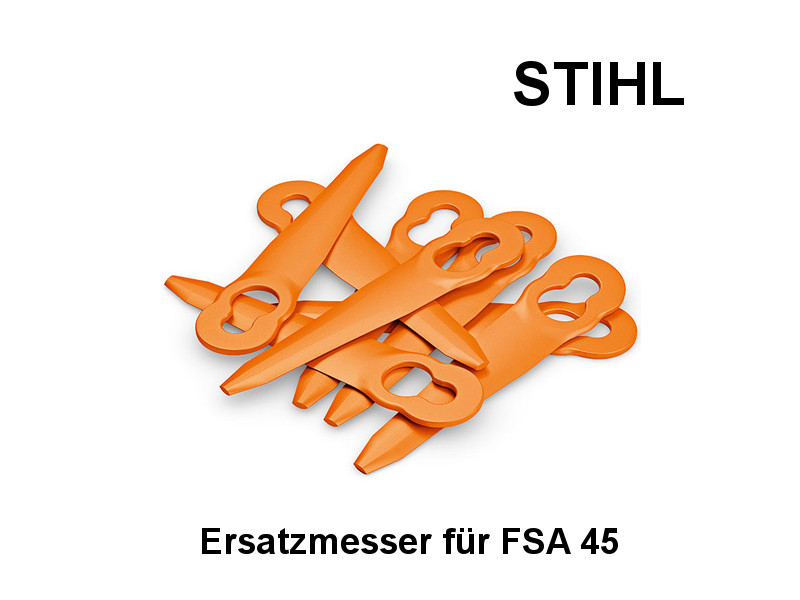 40 Tlg Kunststoffmesser Für STIHL FSA 45 Rasentrimmer Ersatz Messer Ersatzteile 