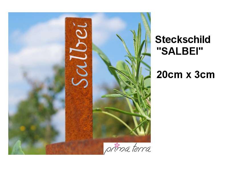 PRIMA TERRA Steckschild &quot;SALBEI&quot; Me&hellip; HausGartenwelt.at