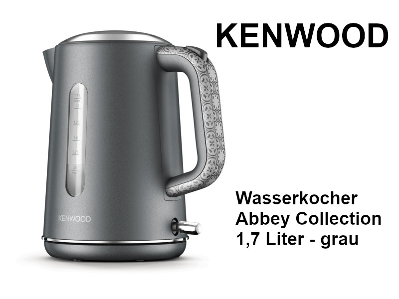 grau KENWOOD Wasserkocher Abbey Collection 1,7l 
